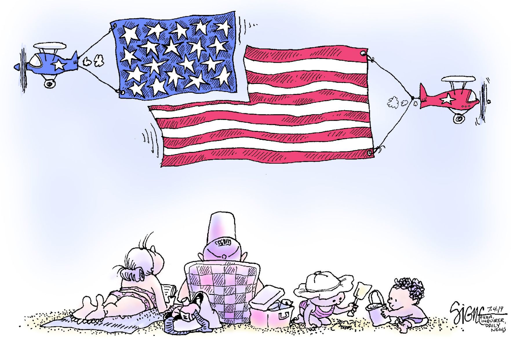 Signe Wilkinson editorial cartoon